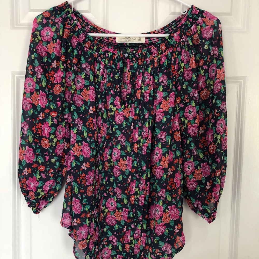 Abercrombie and Fitch floral top